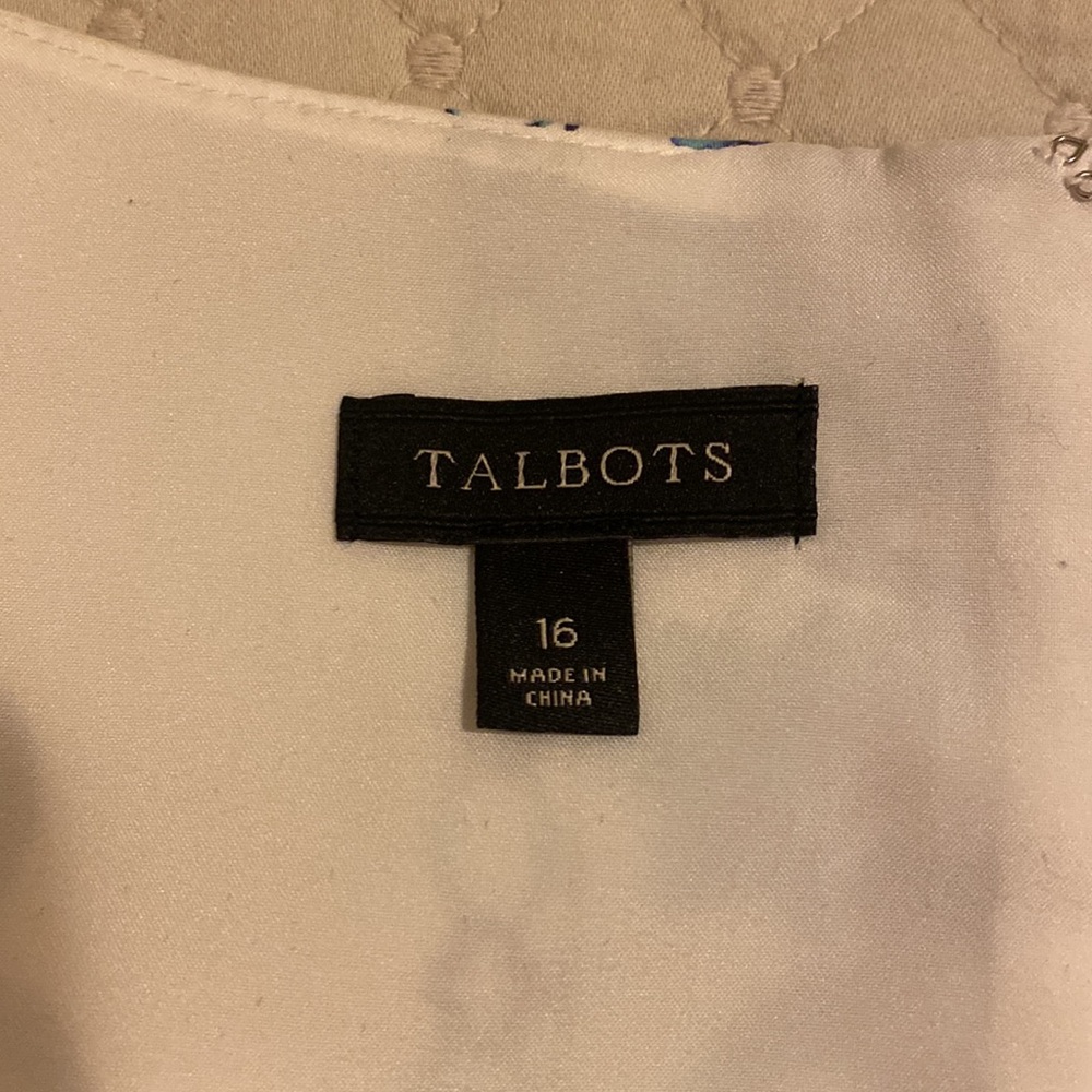 Blue and White Talbots sundress - Picture 3 of 10